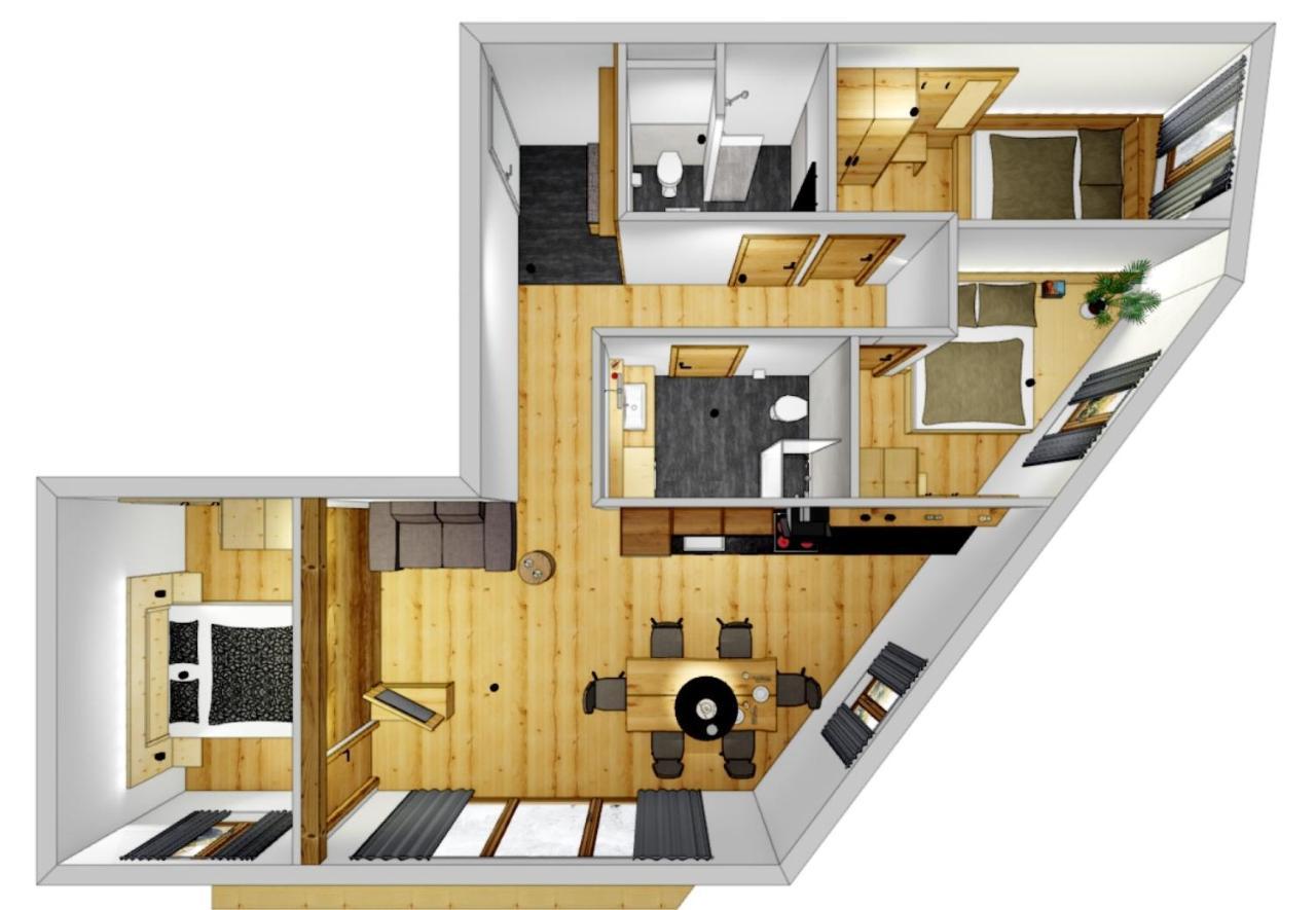 Tiroler Zeitgeist Apartment Фюген Екстер'єр фото
